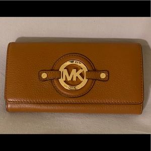 Michael Kors Leather Brown Wallet